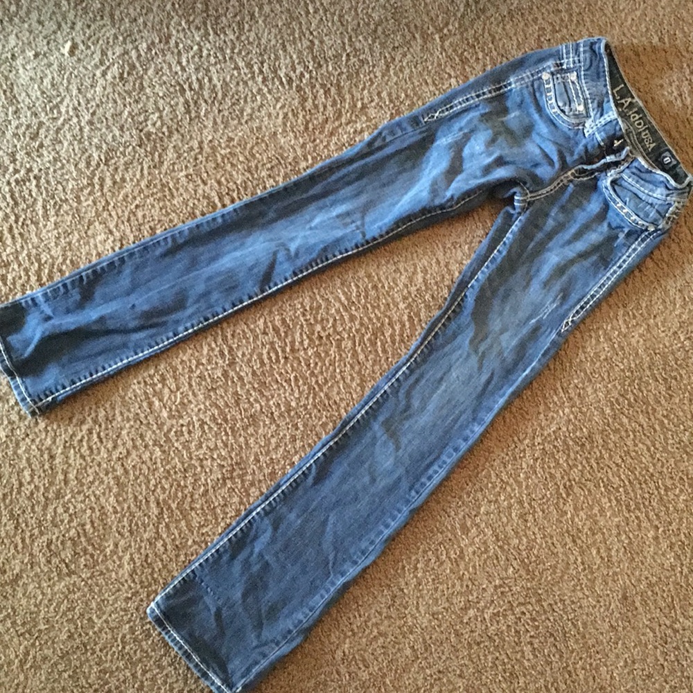 La idol size 0 jeans boot cut